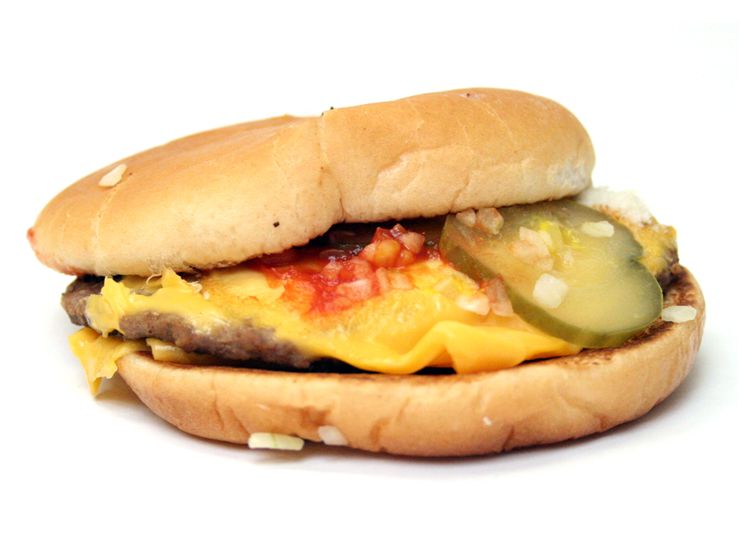 Picture Of Type Of Cheeseburger